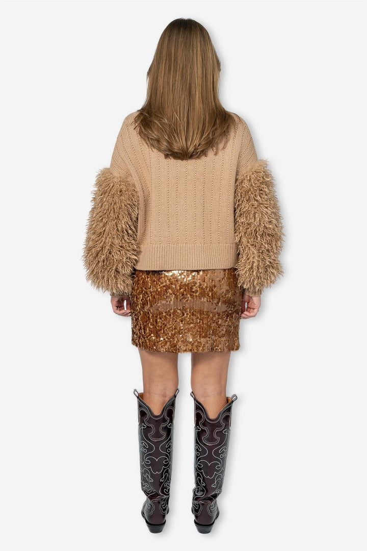 by TiMo Skjørt Sequins Skirt Golden