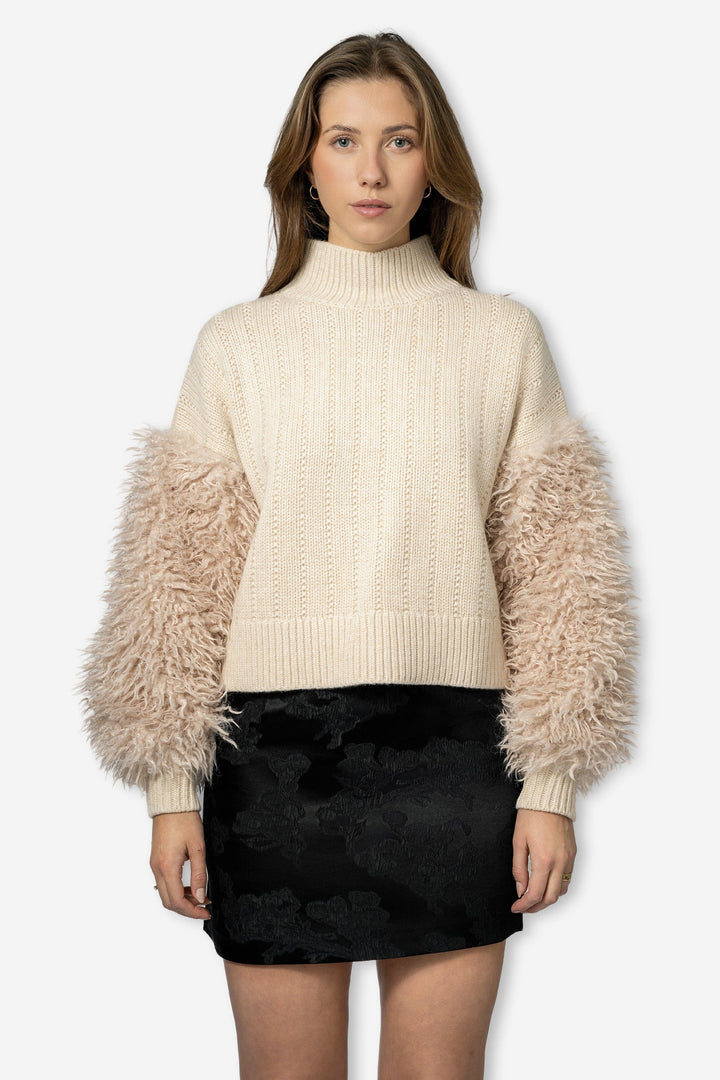 by TiMo Skjørt Silk Jacquard Mini Skirt Black