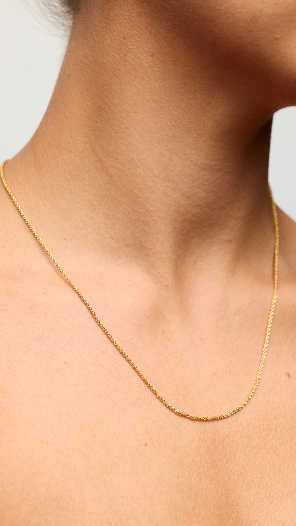 by TiMo Smykker The Thin Necklace Gold