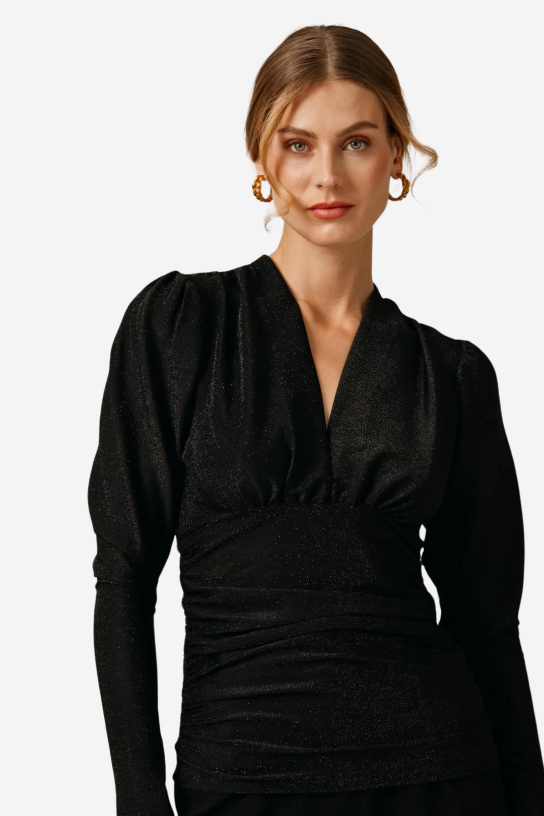 by TiMo Topper & t-skjorter M Glitter Jersey Top Black