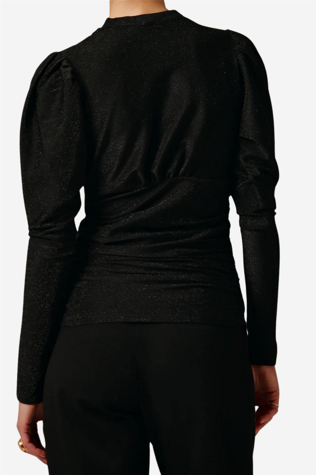 by TiMo Topper & t-skjorter M Glitter Jersey Top Black