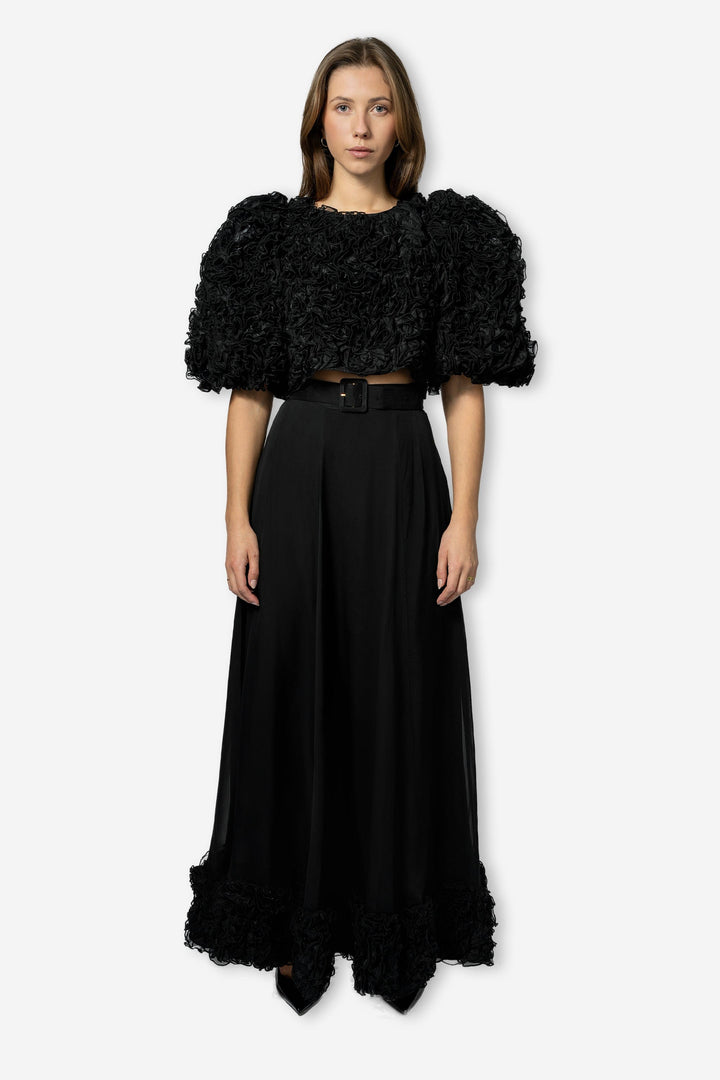 by TiMo Topper & t-skjorter Organza Top Black