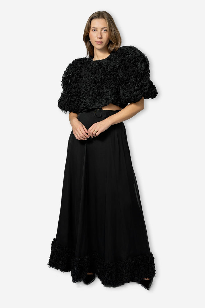by TiMo Topper & t-skjorter Organza Top Black