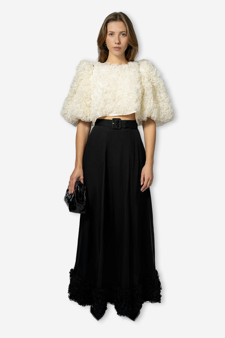 by TiMo Topper & t-skjorter Organza Top Off White