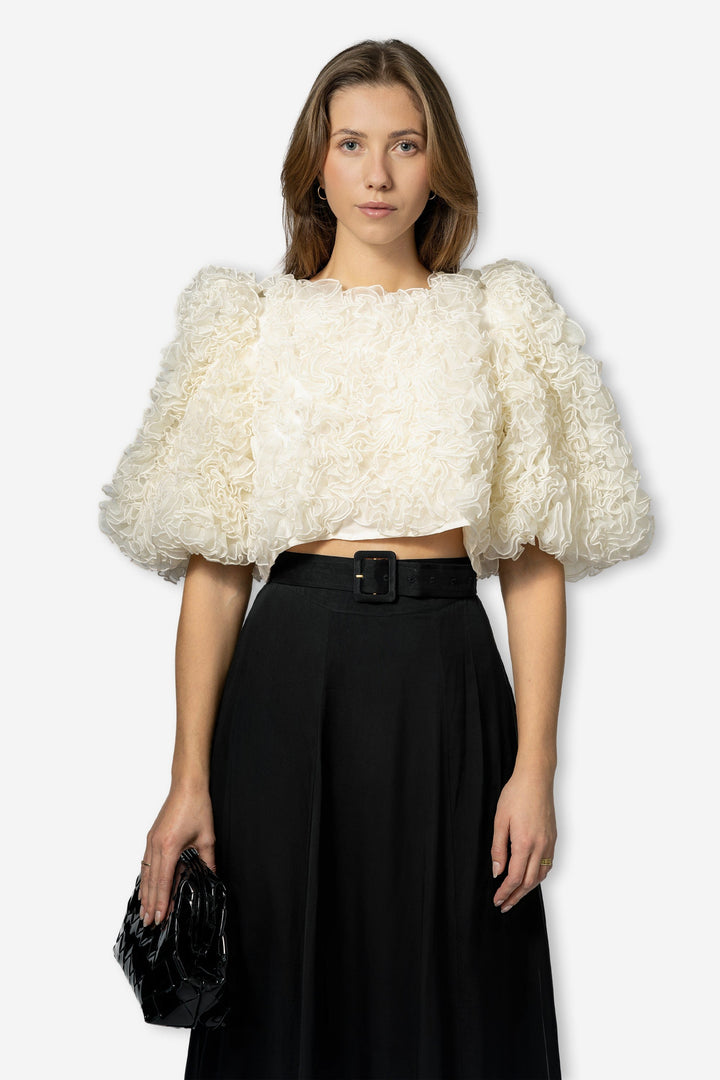 by TiMo Topper & t-skjorter Organza Top Off White