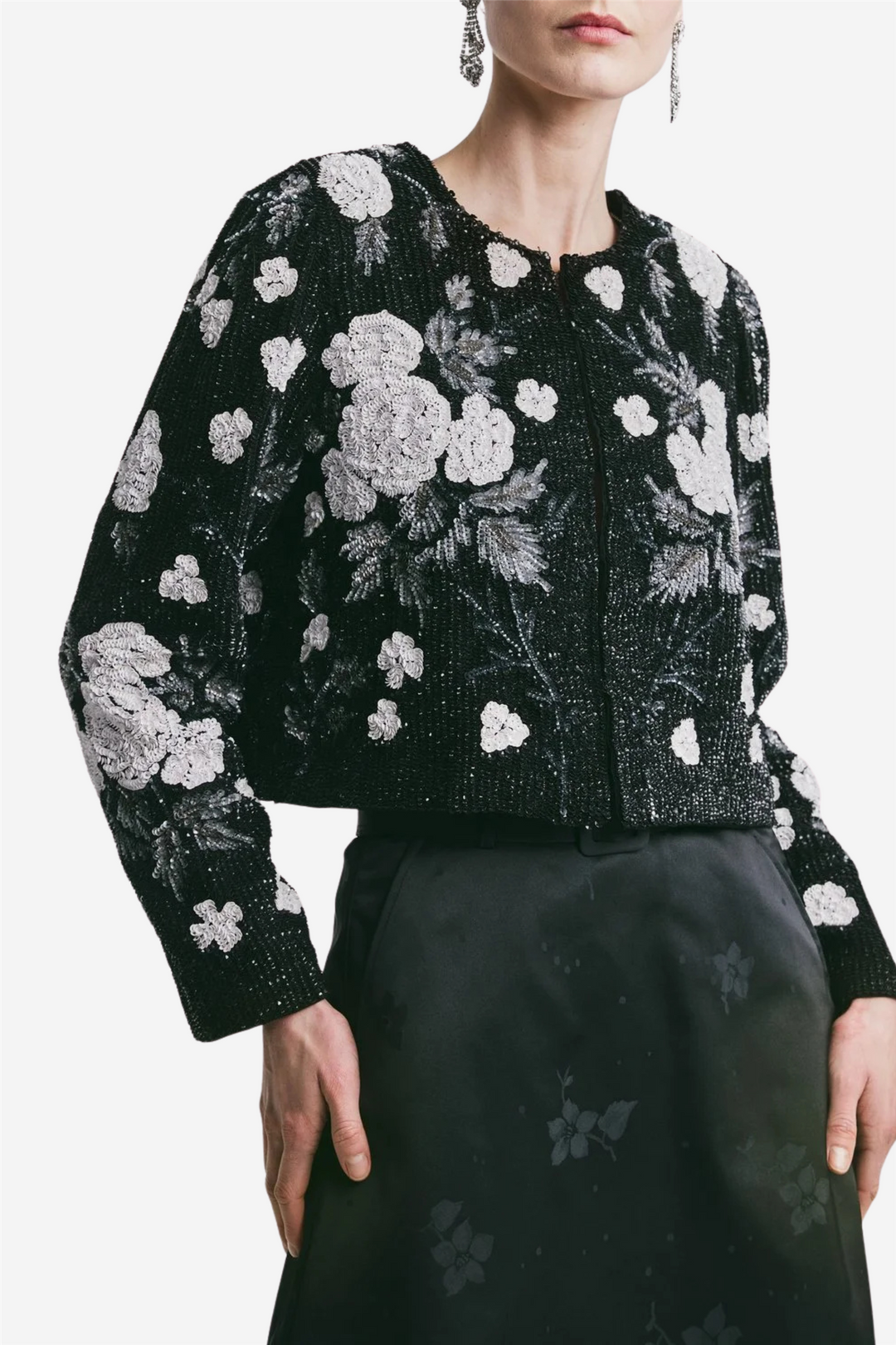 by TiMo Yttertøy Beaded Cropped Jacket Glamour