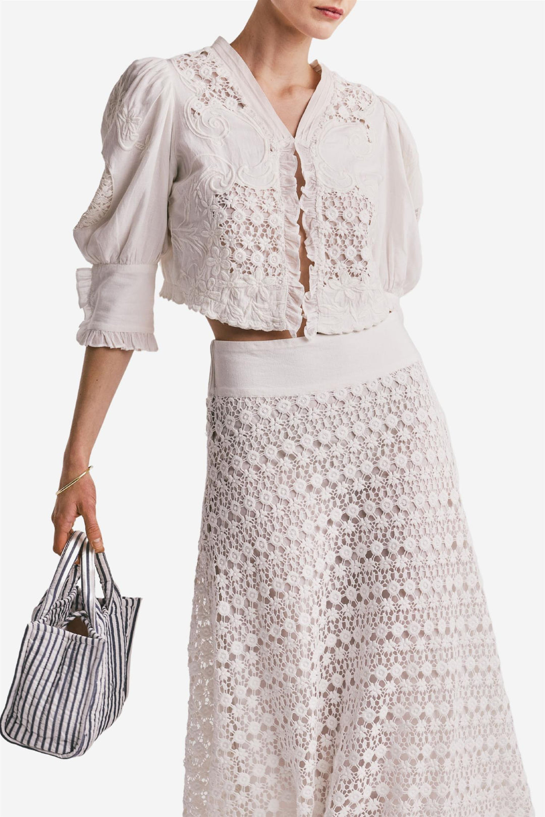 by TiMo Yttertøy Linen Jacket Off White