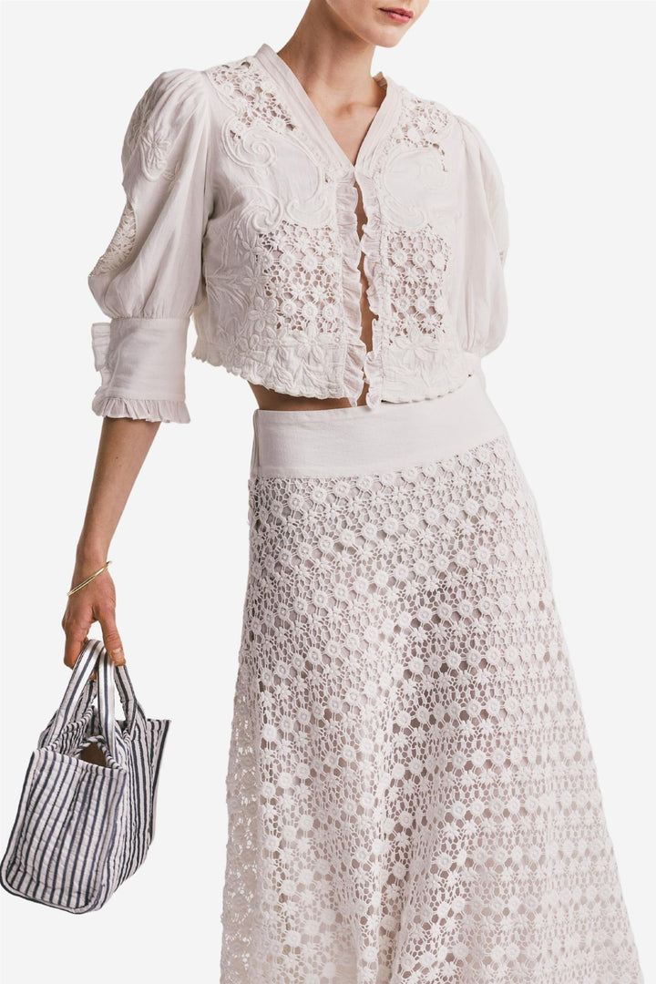 by TiMo Yttertøy Linen Jacket Off White