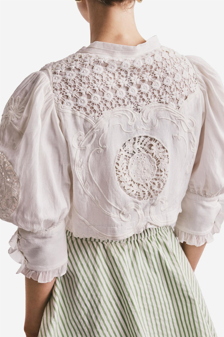 by TiMo Yttertøy Linen Jacket Off White