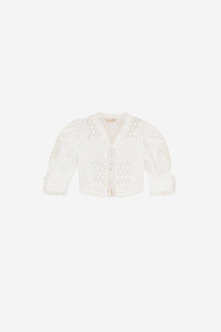 by TiMo Yttertøy Linen Jacket Off White