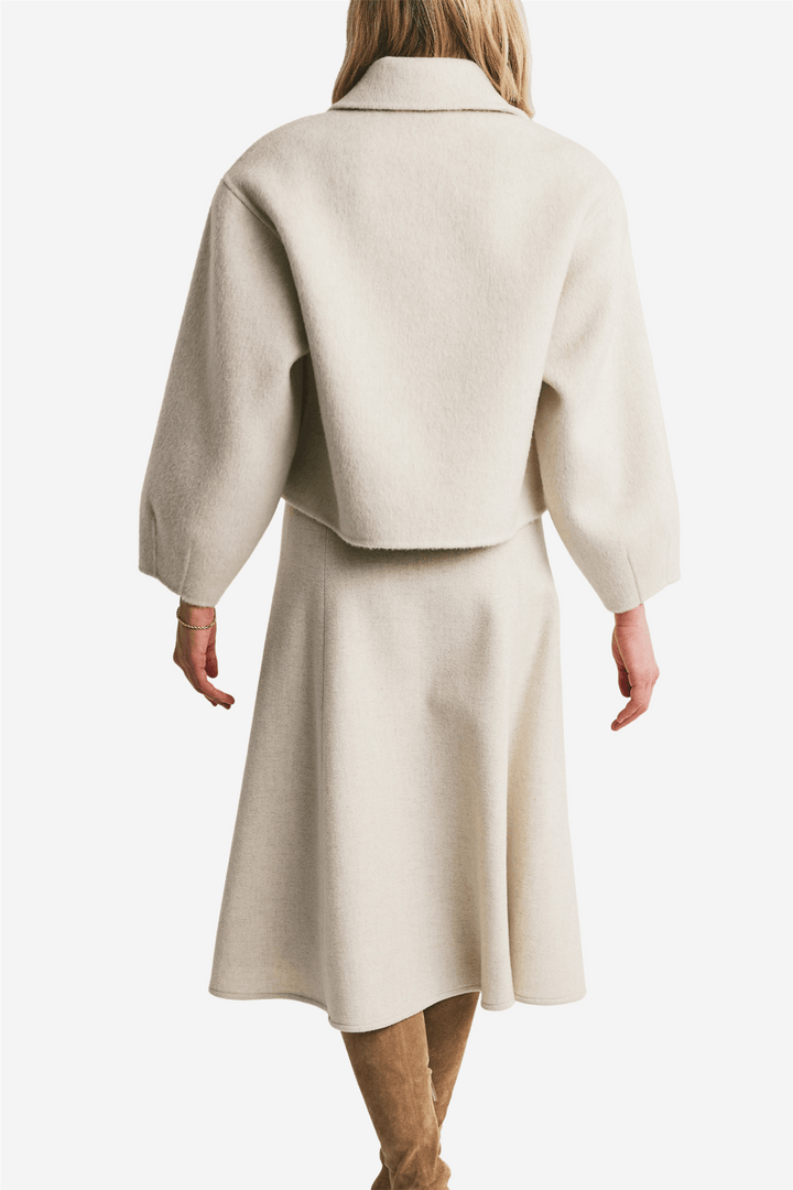 by TiMo Yttertøy Tailored Cropped Jacket Vintage White