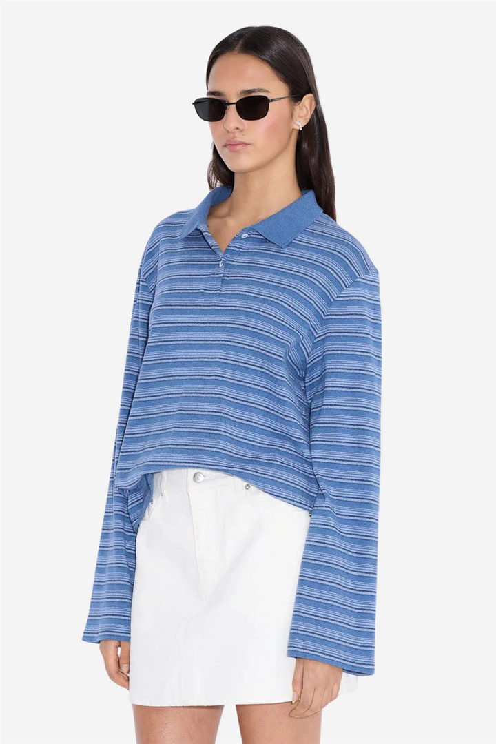 Sunny Polo Blue Stripe