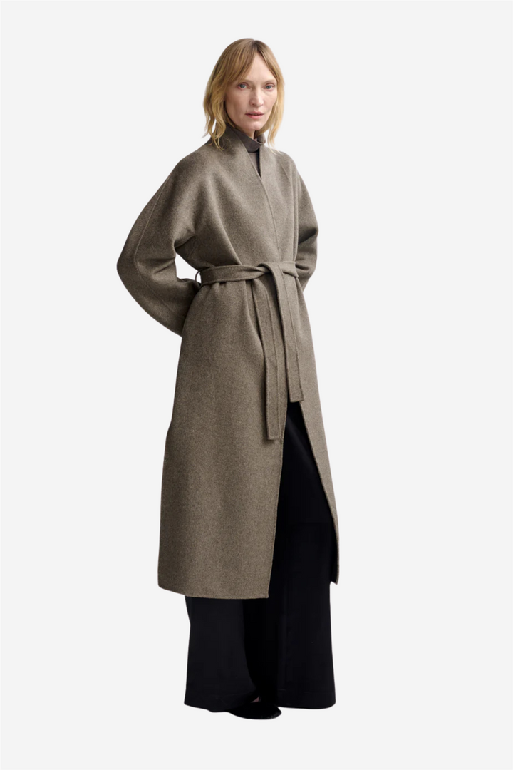 Petra Wool Coat Wood