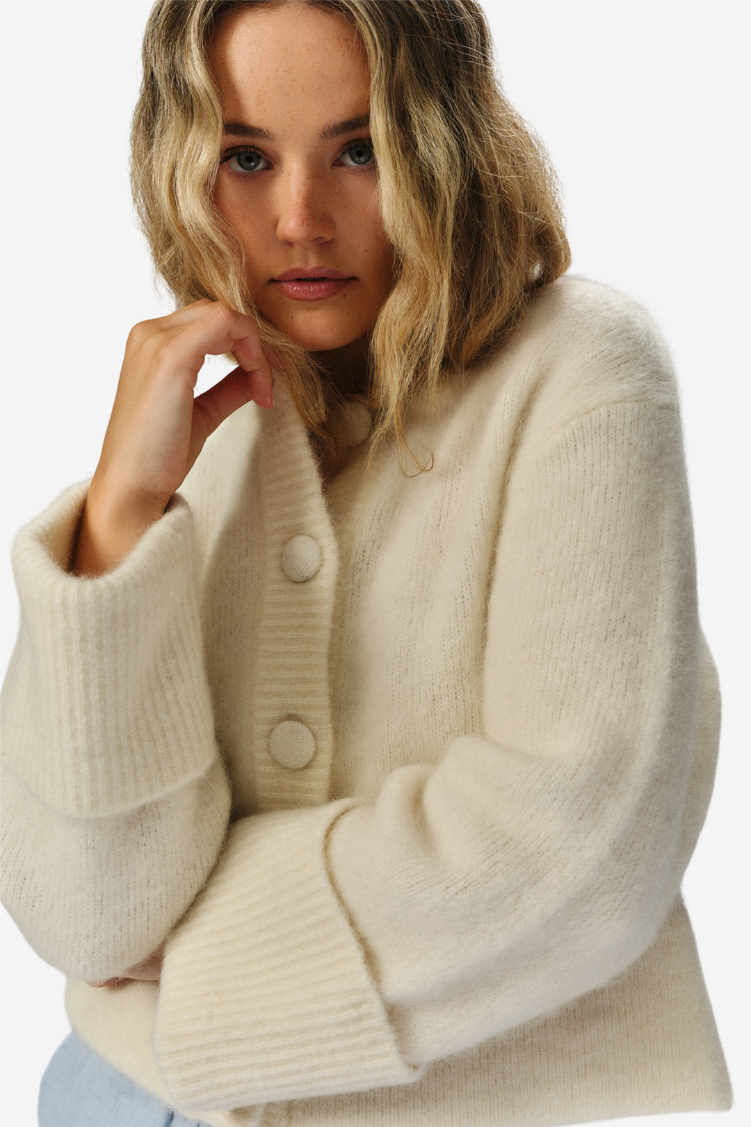 Ina Chunky Jacket White