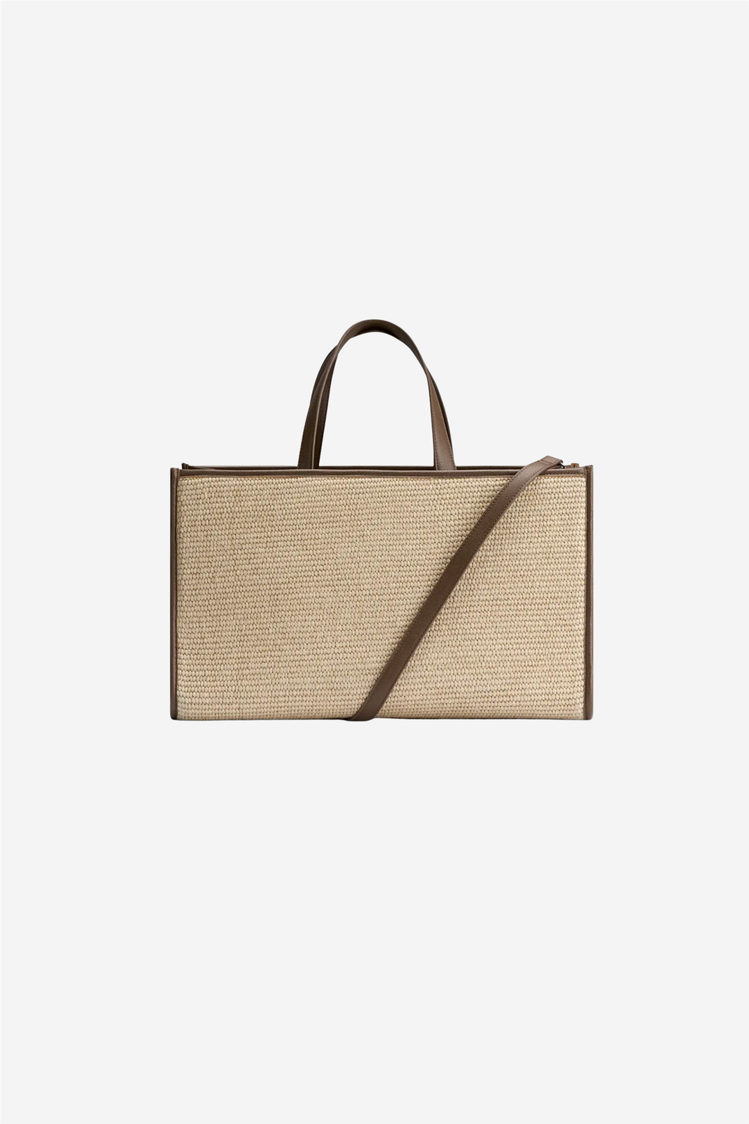 Straw Bag Medium Brown Straw