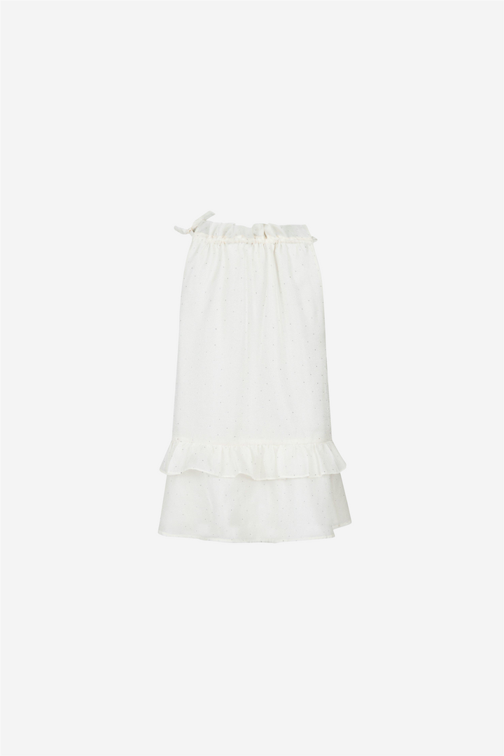 Margy Bedazzled Top White