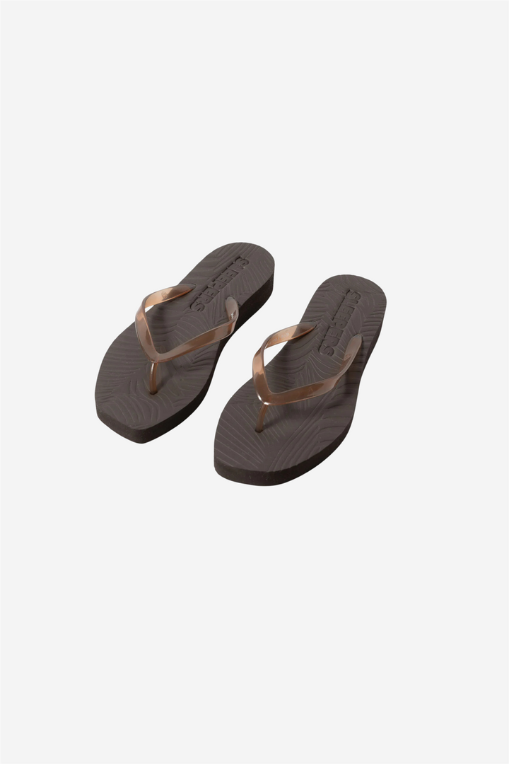 Tapered Platform Brown Transparent
