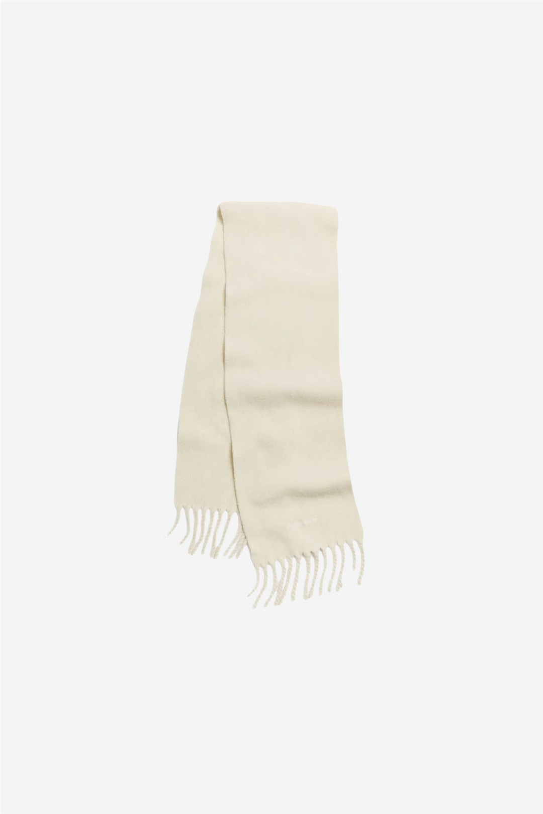Idro Lambswool Tassel Scarf Ecru