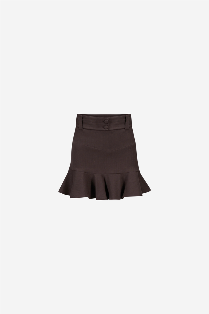 Natalia Stretch Linen Skrit