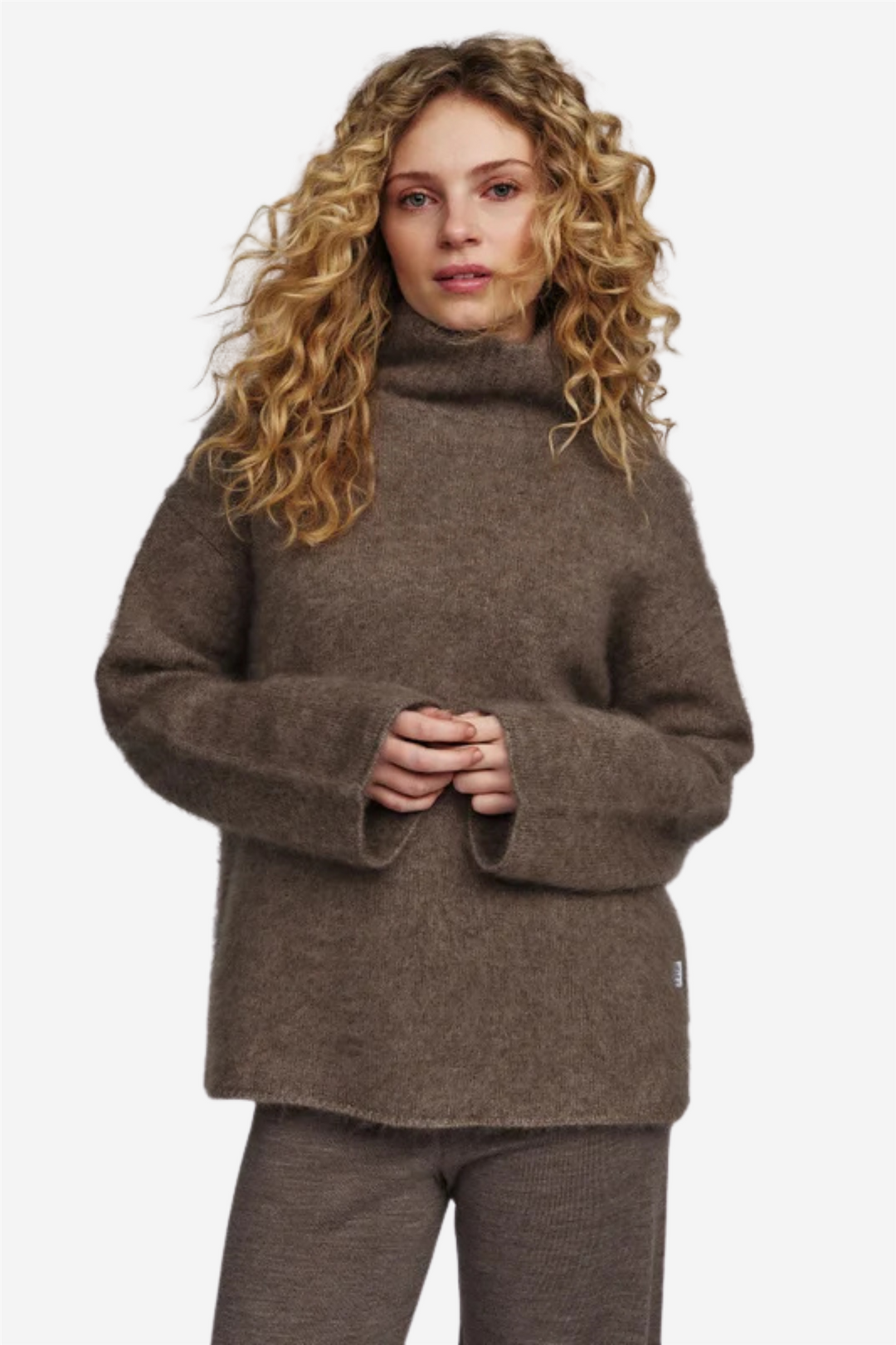 Nina Brushed Sweater Light Brown