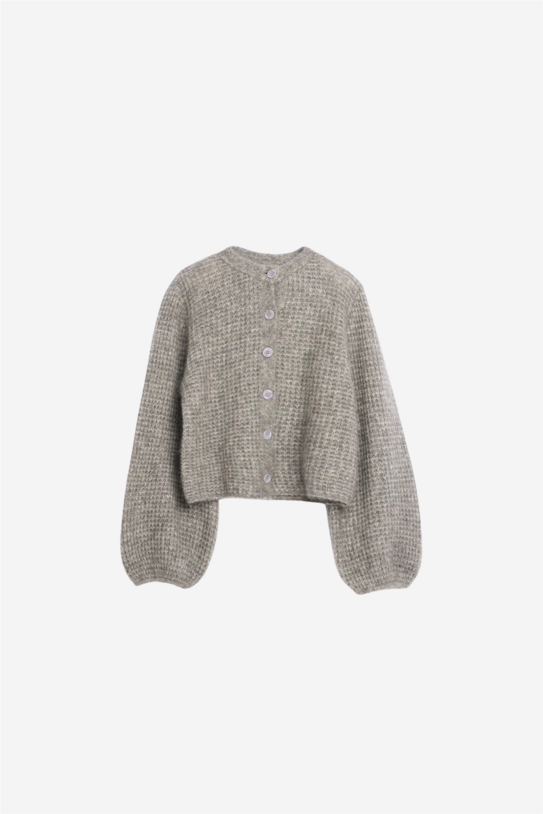 Sofia Mohair Cardigan Medium Grey Melange