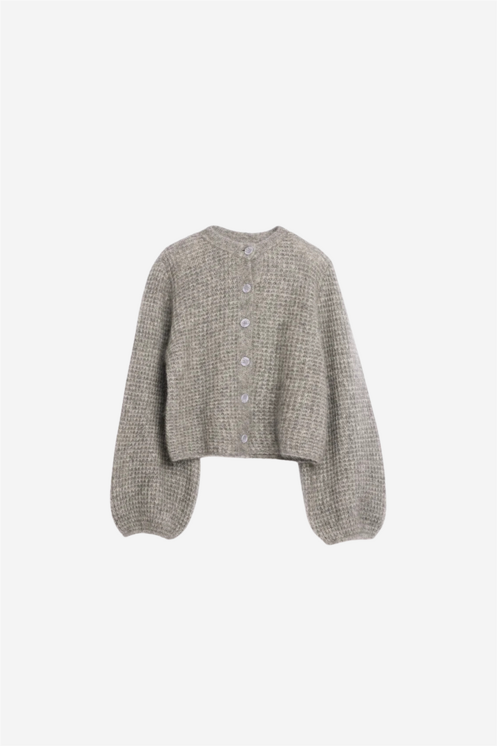Sofia Mohair Cardigan Medium Grey Melange
