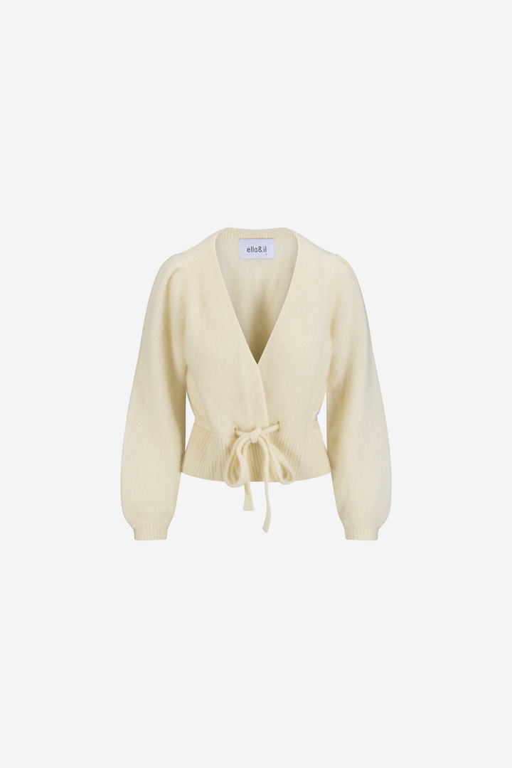 Malin Chunky Cardigan Bright White