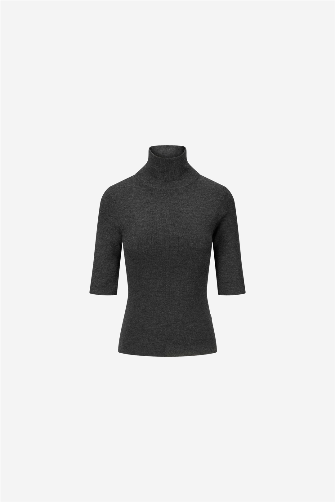 Melly Merino Tee Dark Grey Melange