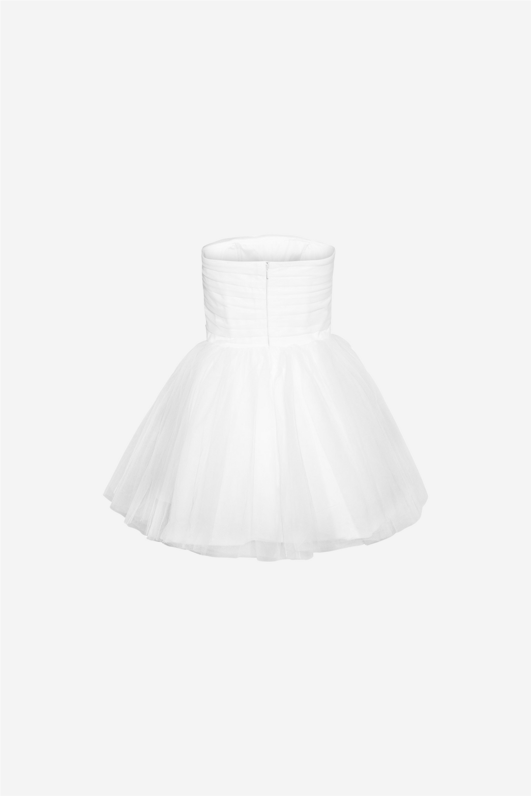 Swan dress short White