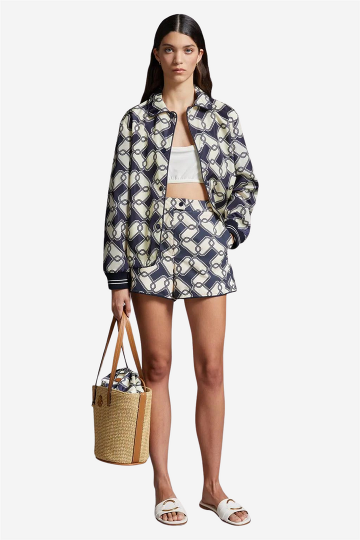 Printed Shorts Aqua