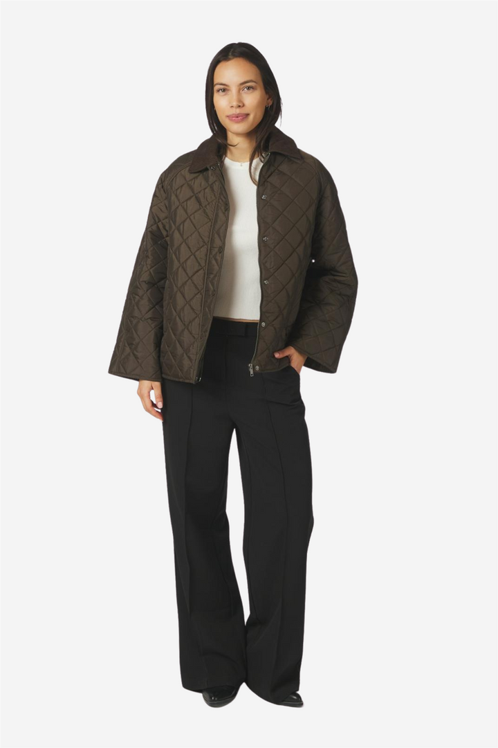 Iva Quilt Jacket Khaki