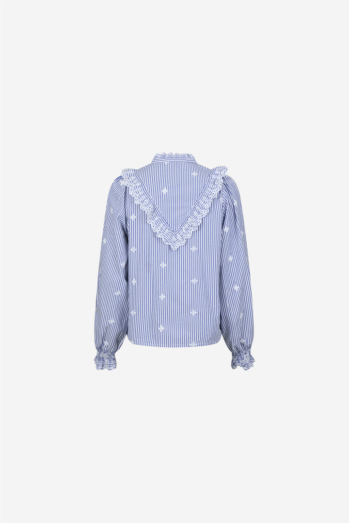 Degas Stripe Bloouse Blue