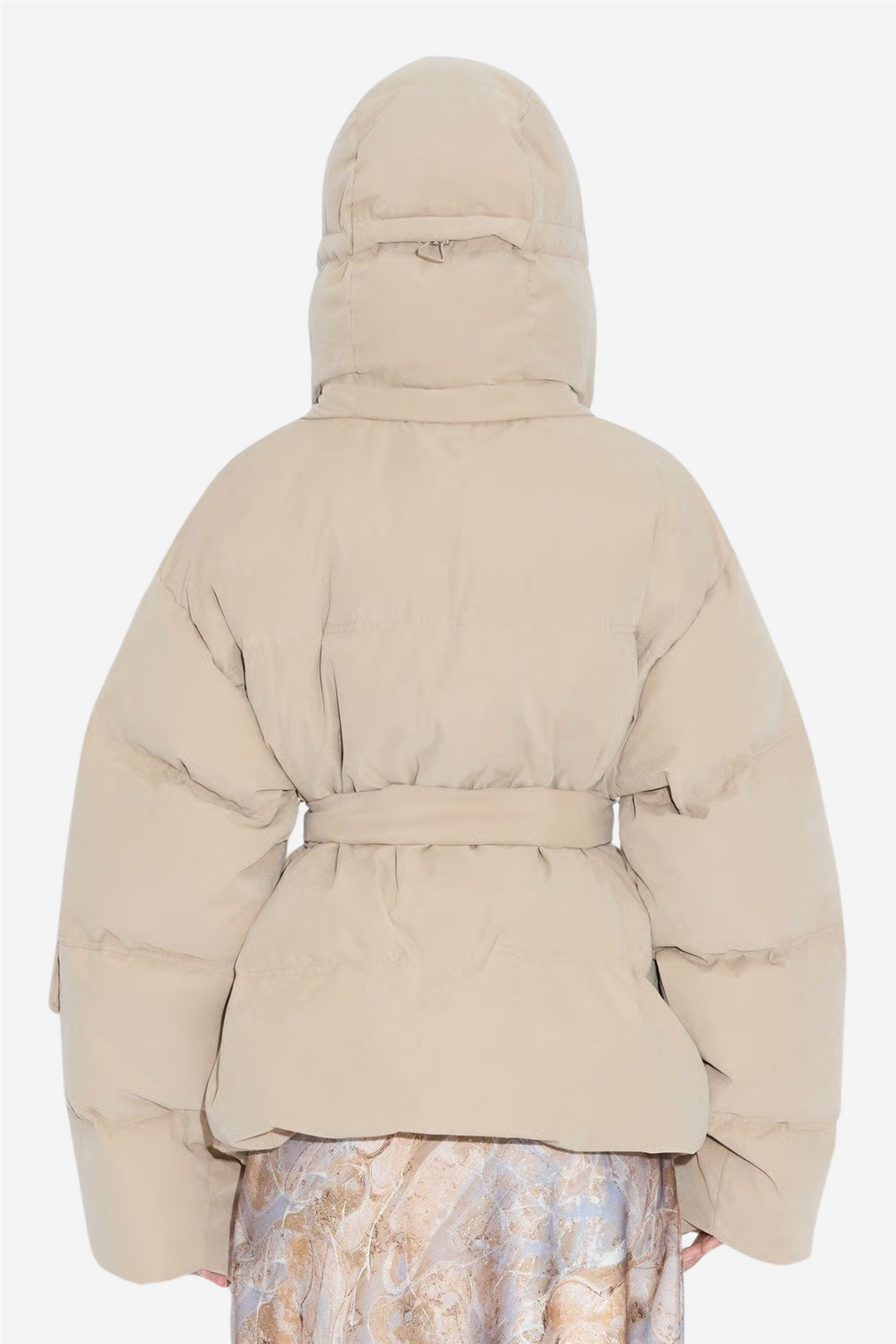 Steilia Brushed Down Jacket Beige