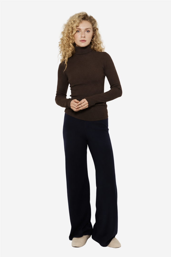 Cora Merino Sweater Dark Brown
