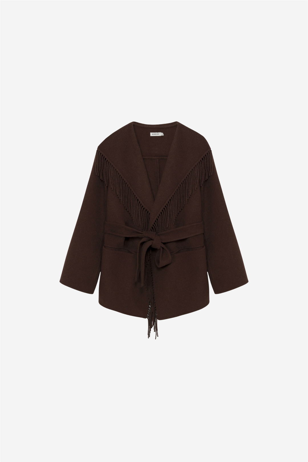 Rowen Fringe Jacket Choco Late