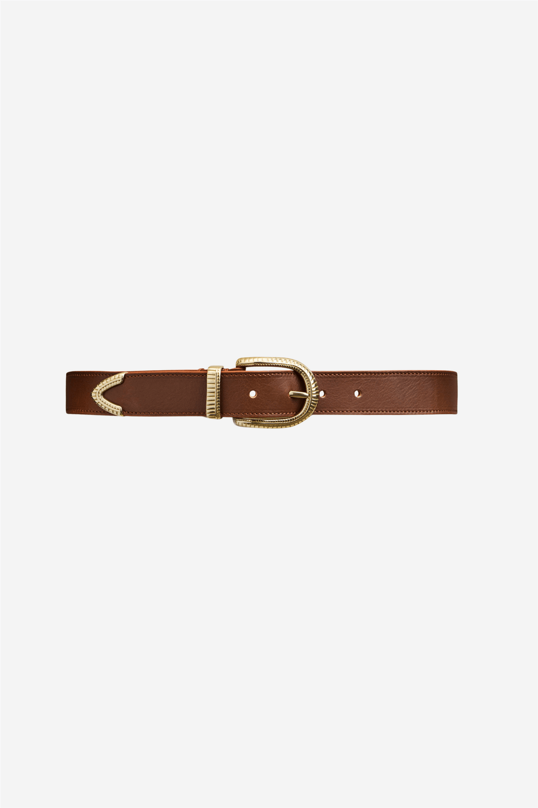 Cala & Jade Tilbehør Crubel Belt Nutmeg Gold