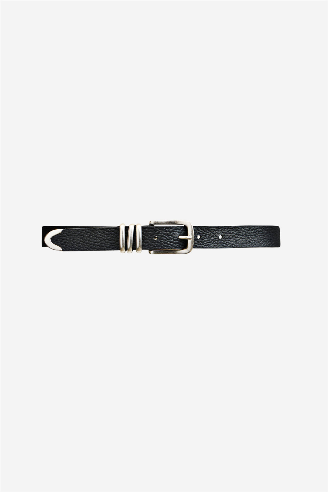 Cala & Jade Tilbehør Tribel Belt Black Silver