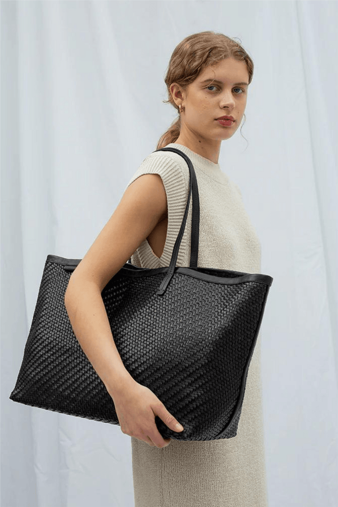 Cala bow detail deals small leather tote bag