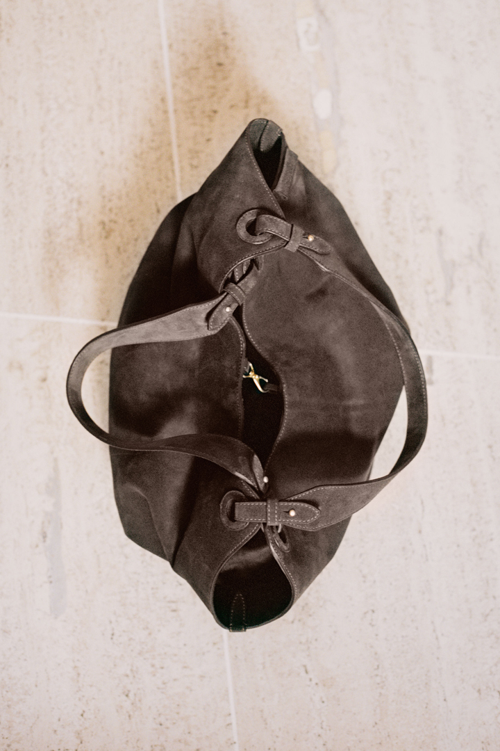 Cala & Jade Vesker Soho Hobo Umber Suede