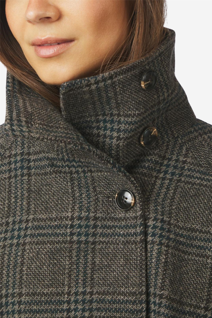Munet Check Jacket Dark Grey