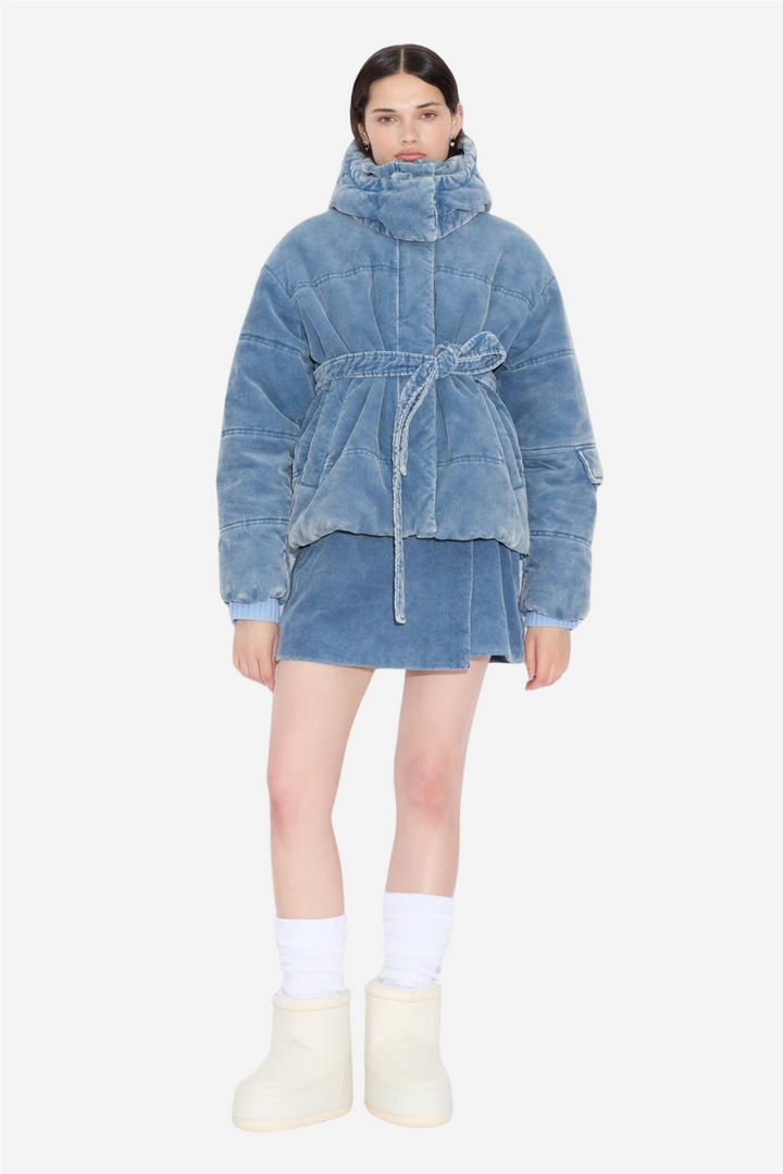Steilia Corduroy Jacket Light Blue Mix