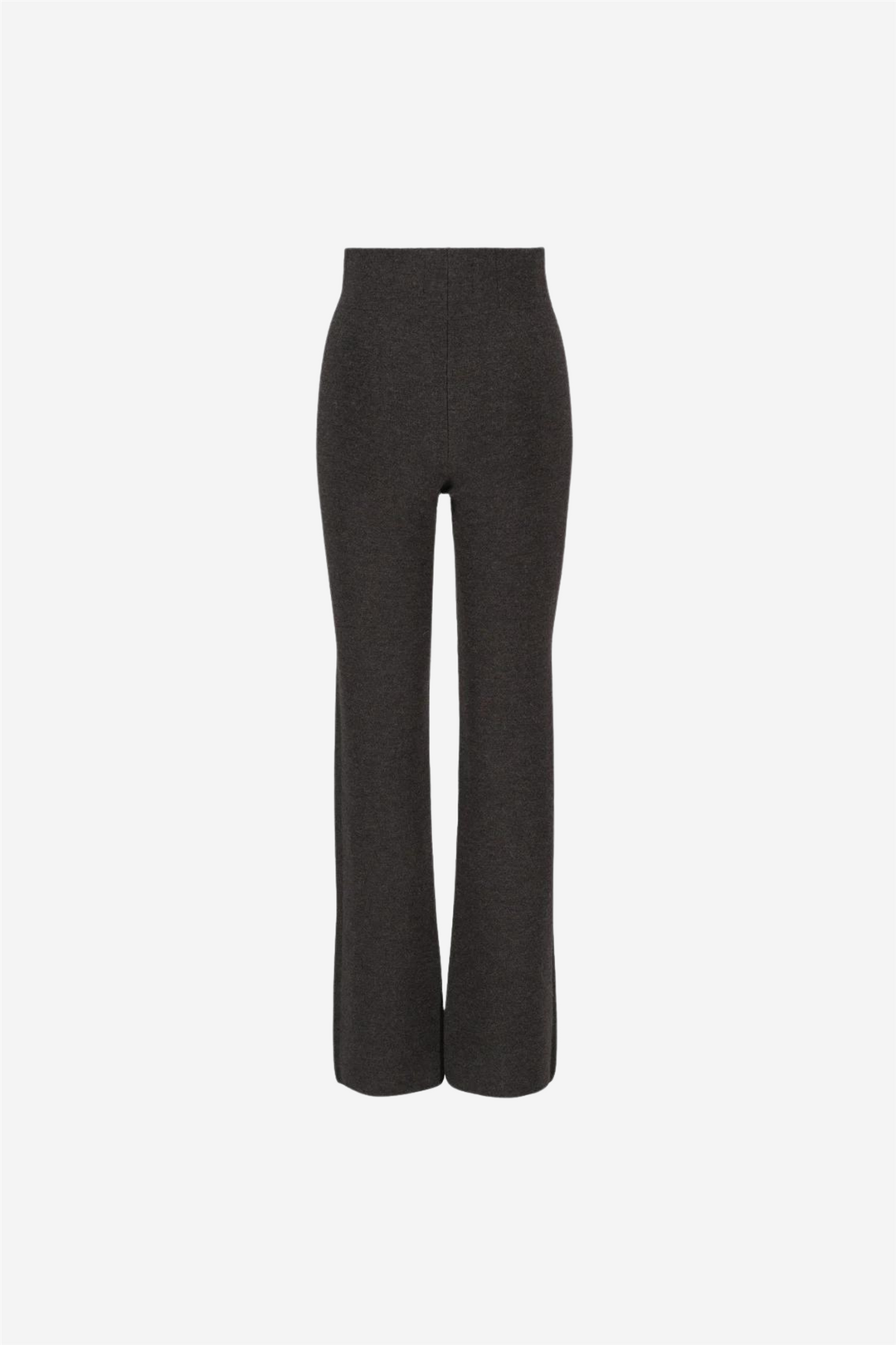 Evi Merino Pants Dark Brown Melange