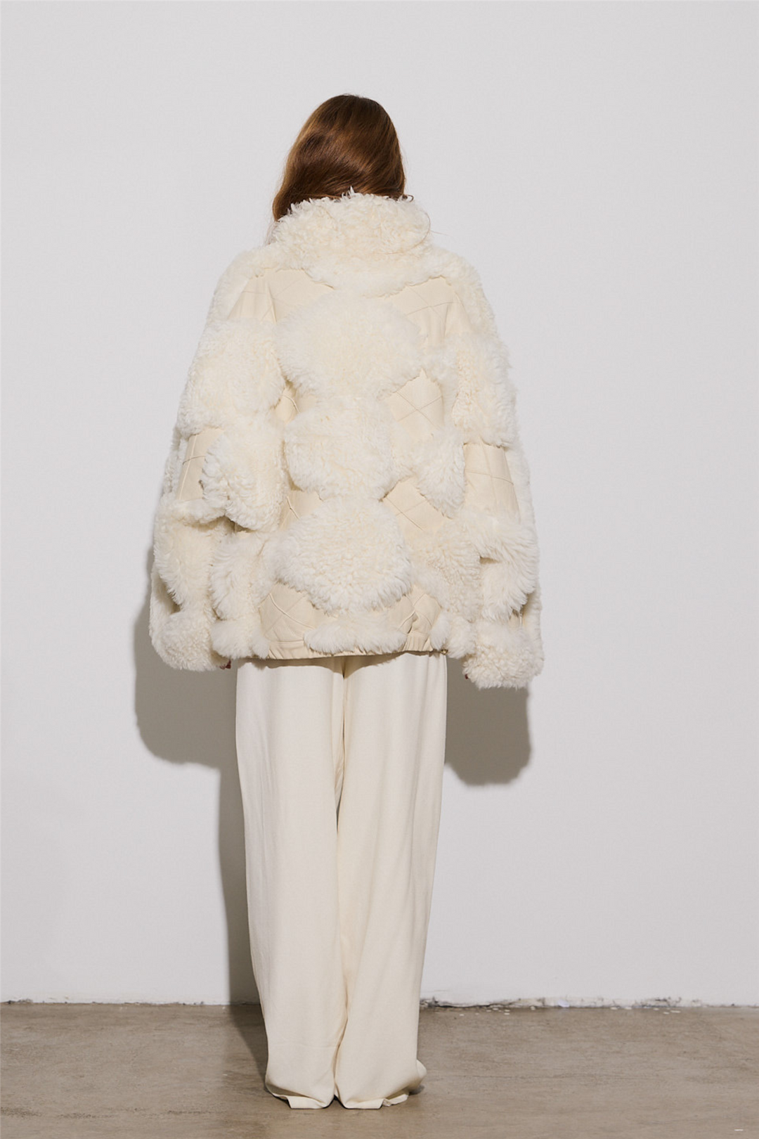 Iceland Shearling Jacket Ivory