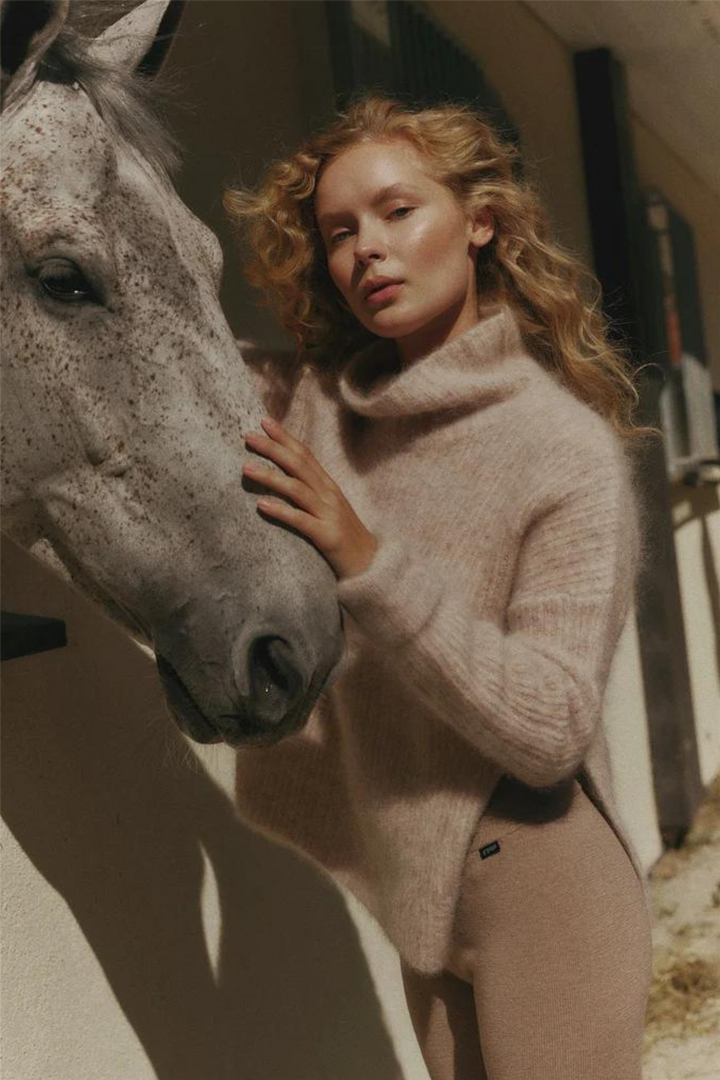 Emilie Chunky Sweater beige Melange