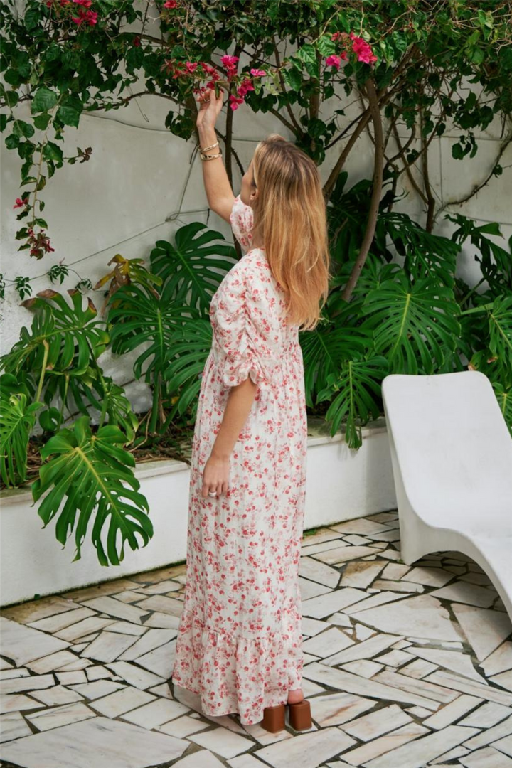 Rilana Pretty Flower Dress Red