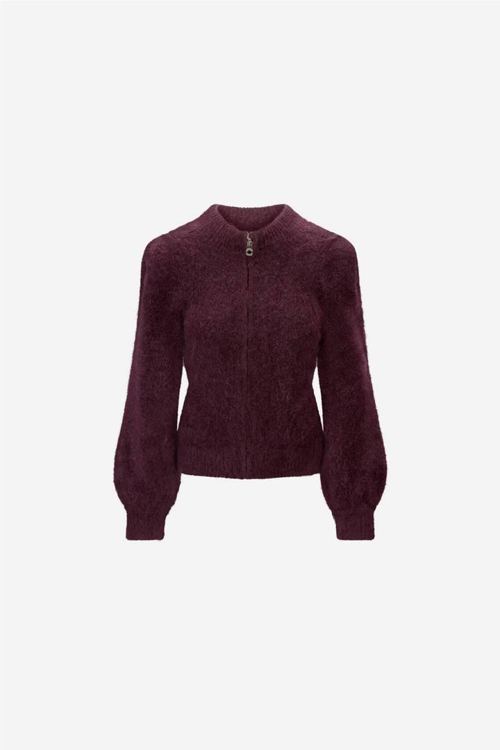 Venja Chunky Sweater Red Wine