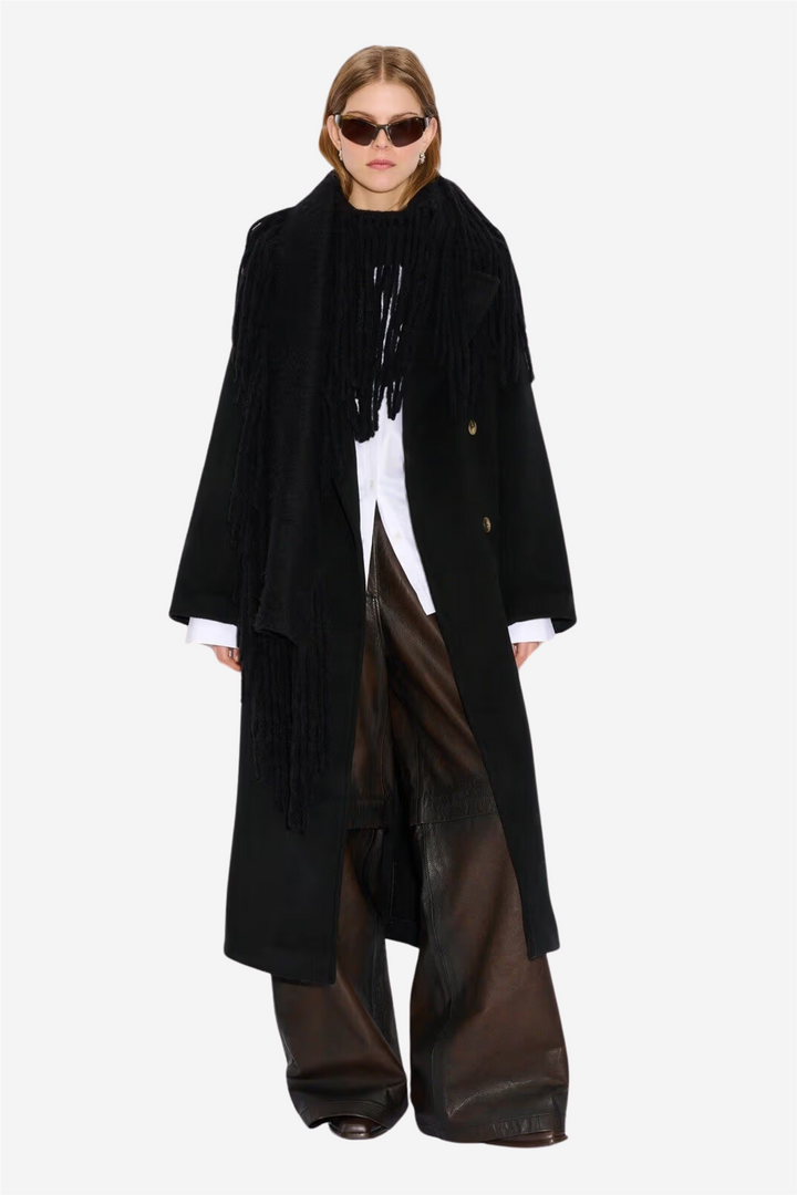 Tassel Scarf Black