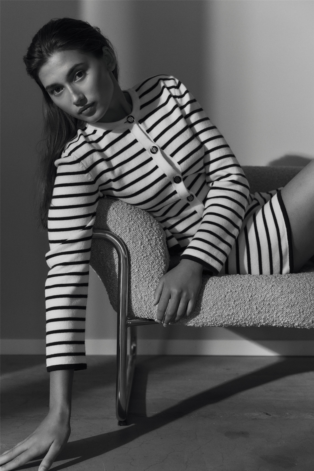 Mari Cotton Shorts White