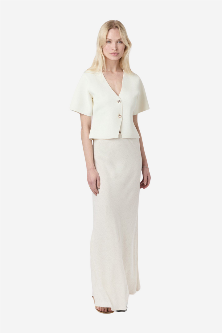 Seta Knit Bloouse Off White