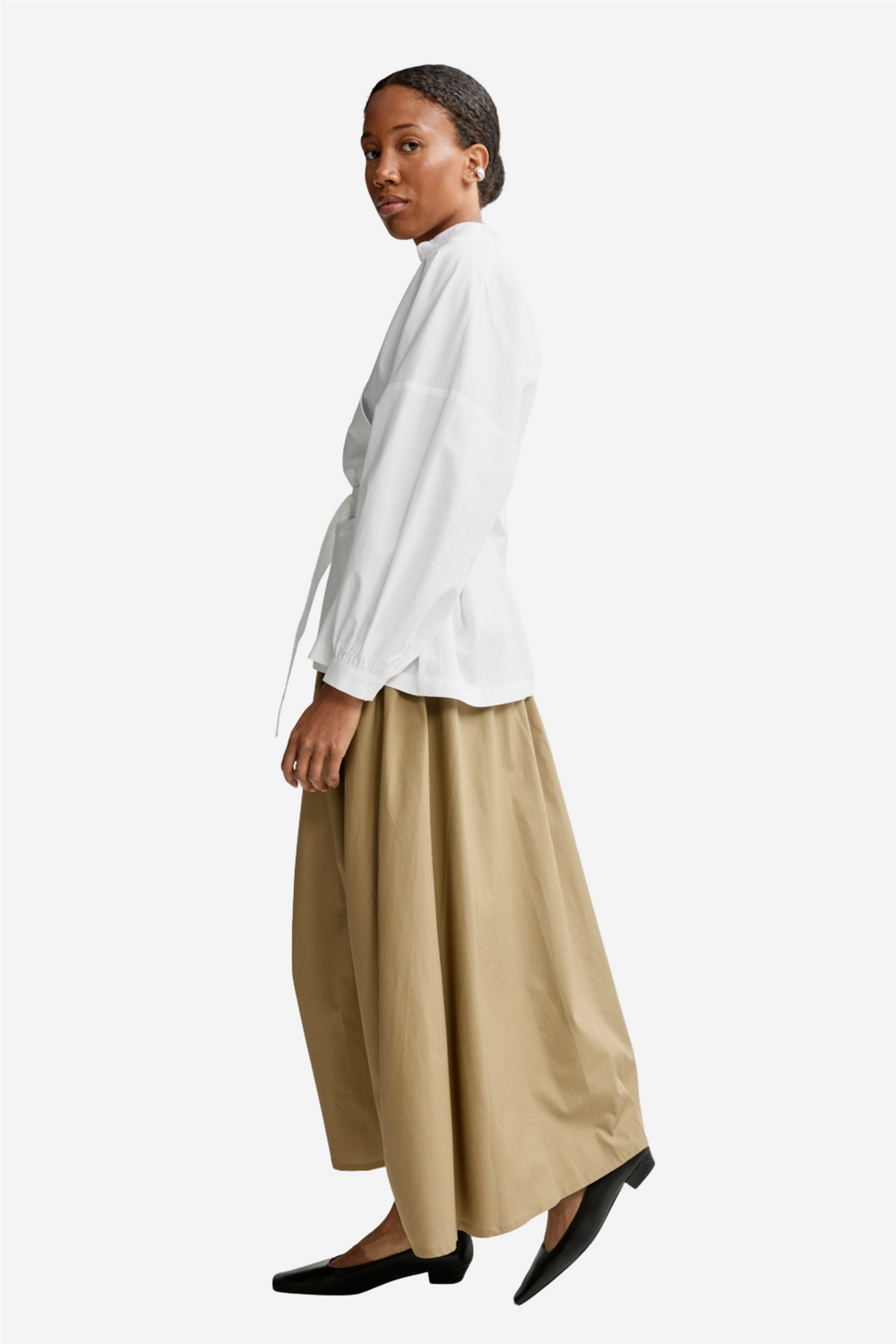 Christian Aks Bluser & Skjorter Paloma Poplin Shirt White